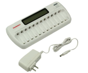 12 Slot AA/AAA NiMH/NiCd LCD Fast Charger