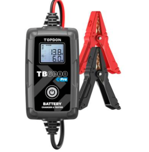 Topdon TB6000Pro: 2-in-1 Smart Battery Charger & Tester