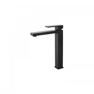Raised square mixer faucet - Black Mat - Cube