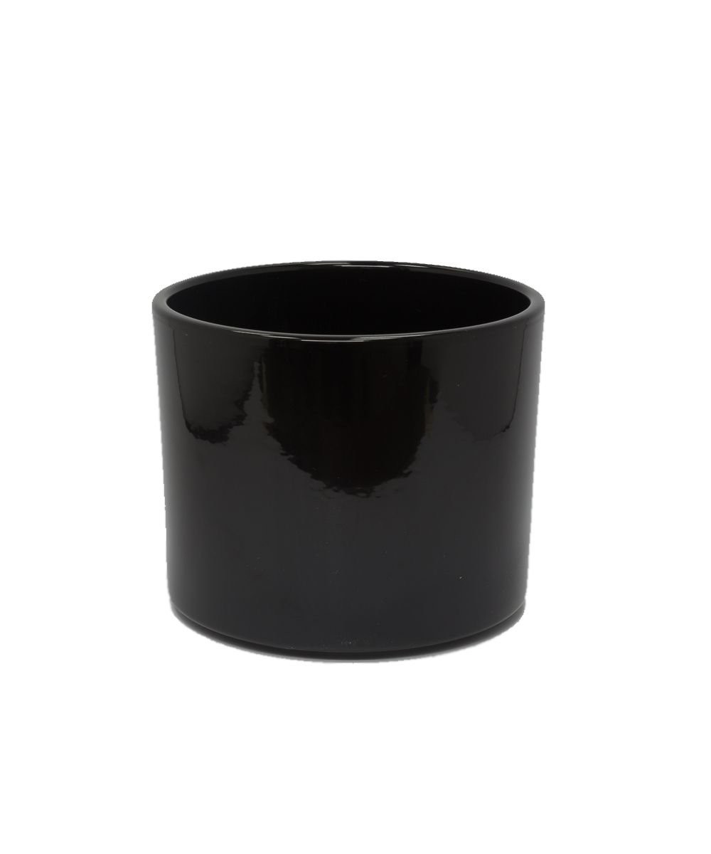 Keramička saksija 15 cm - crna
