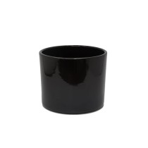 Keramička saksija 15 cm - crna