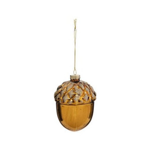 FÉÉRIC LIGHTS& CHRISTMAS nakit za jelku žir stakleni zlatni 9 cm