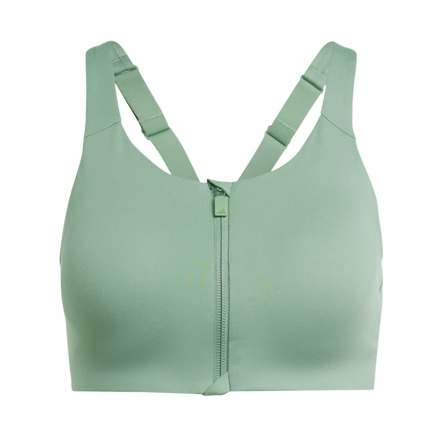 Adidas TLRDIM LUX ZIP, ženski top, zelena