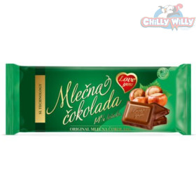 LOVE YOU MLEČNA ČOKOLADA SA LEŠNIKOM 80G
