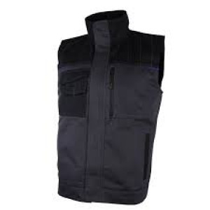 Prsluk North Tech vel. L sivo-plavi 245 g/m2 Lacuna