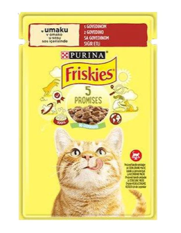 FRISKIES kesica za mačke adult govedina