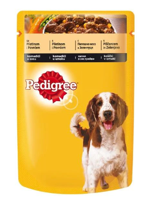 PEDIGREE kesica za pse adult piletina i povrće 