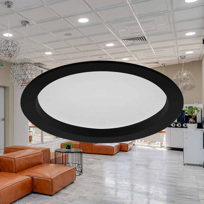 LED downlighter FATON 24W 6500K crni