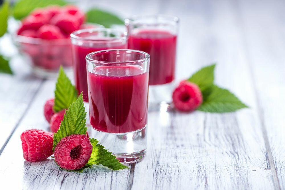 Cedjeni sok od maline