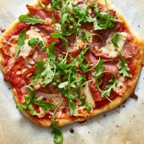 Prosciuto pizza