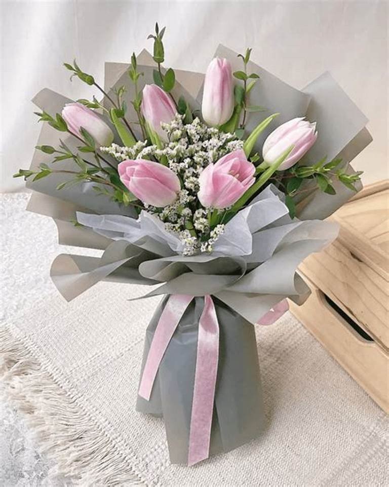 Pink tulips