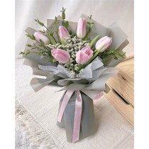 Pink tulips