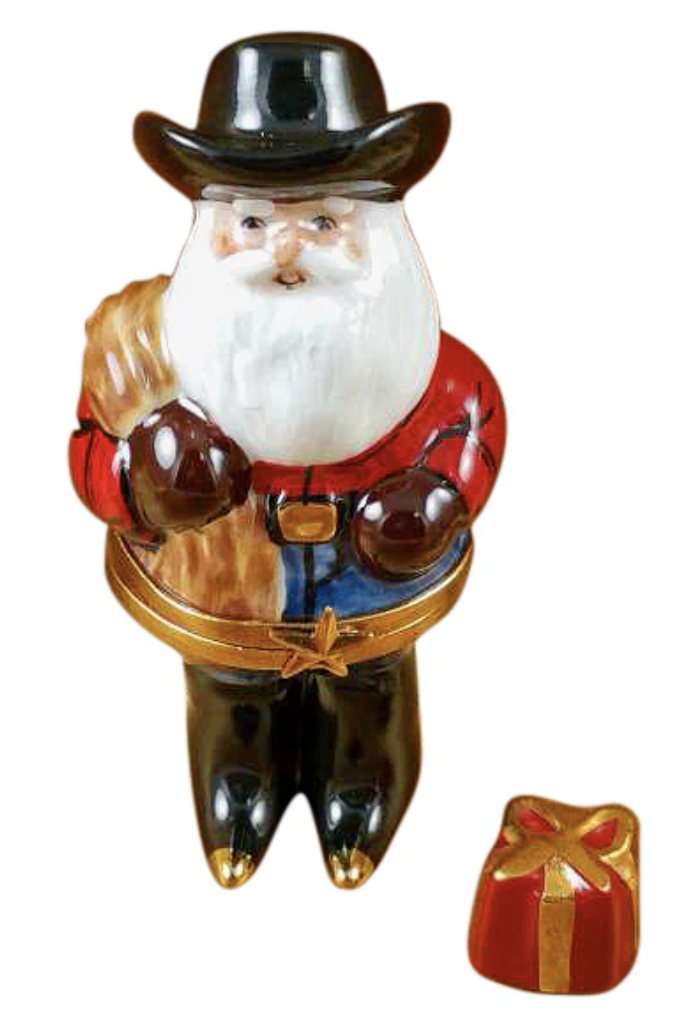 Small Chalkware Santa Clause Statuette 