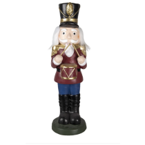 Small Ceramic Nutcracker Figurine - Vaillancourt