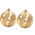Striped Plastic Ornaments 
