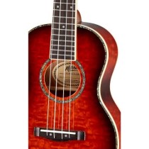 Roland MUT80XE-QAB-WSK Exotic Acoustic-Electric Ukulele Quilt Ash Burl Whiskey