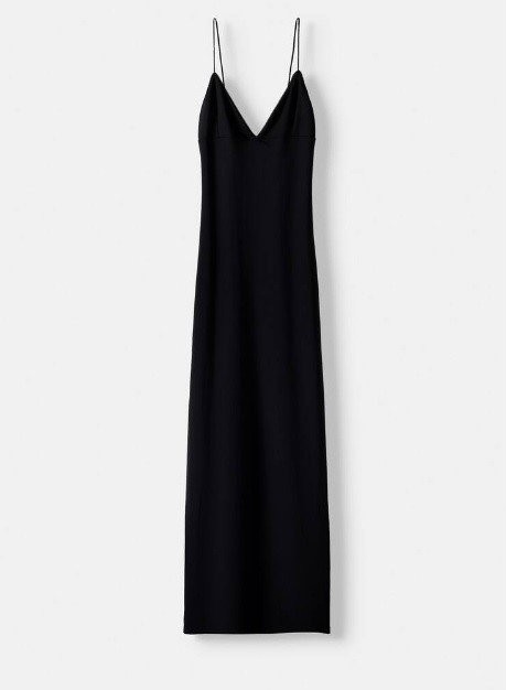 BLACK BOW MAXI DRESS