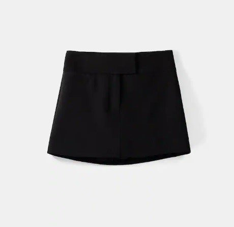 BLACK MINI SKIRT