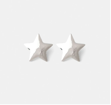 SILVER STAR EARRINGS