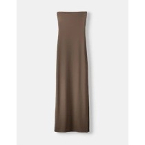 BROWN MIDI DRESS