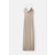 BEIGE BOW MAXI DRESS