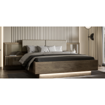 Savona Bed Set + two night tables 291x207x99 cm