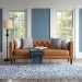 Woodford 84.6'' Leather Sofa