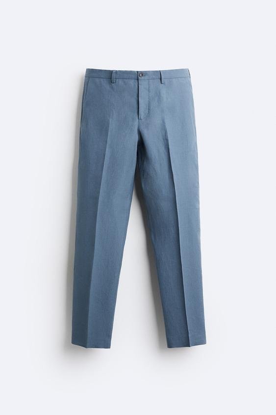 ELEGANTNE PANTALONE - Plave