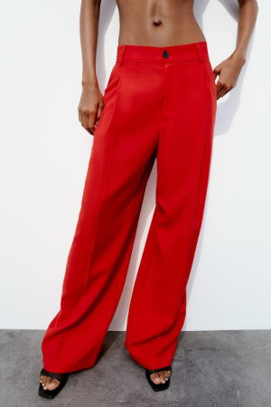 ELEGANTNE PANTALONE - Crvene Najbolja cena