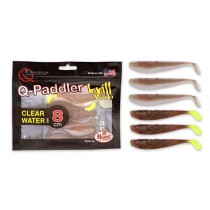 3x WAKASAGI + 3x BROWN SHINER Q-PADD. POW. PACKS CL. WAT. MIX KRILL 8cm 6pcs