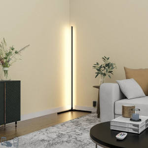 Pametna podna lampa uključujući LED RGB i prigušivanje u Kelvin - Saar