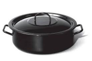Aluminijumski lonac - crna