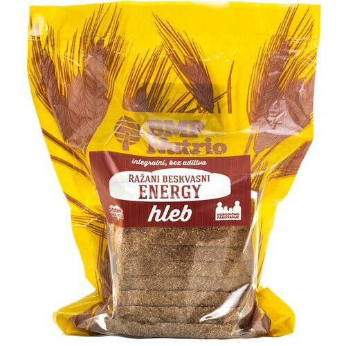 Hleb beskvasni ražani 400g BMP Nutrio PR