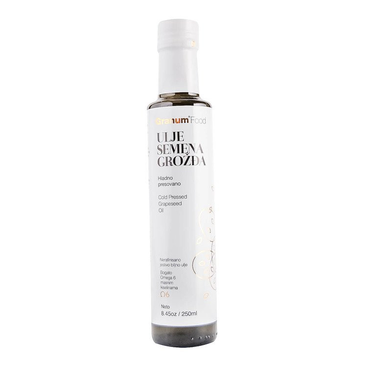 Hladno presovano ulje semena grožđa 250ml Granum