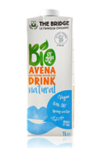 Ovseno mleko natural (organski proizvod) 1l The Bridge