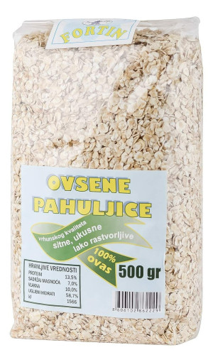 Ovsene pahuljice 500g Fortin