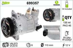 KOMPRESOR KLIMA UREĐAJA - VALEO - 699357