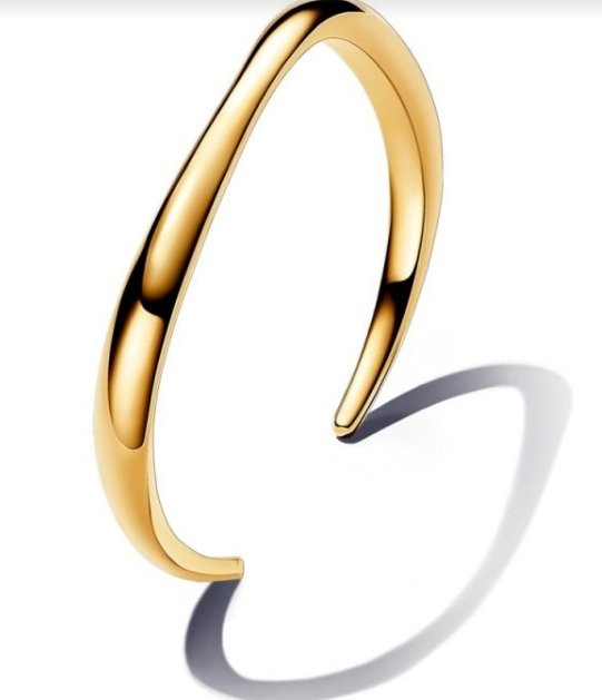 Organski oblikovana otvorena bangle narukvica