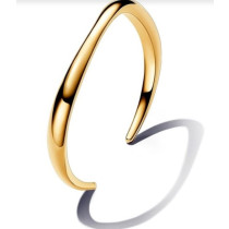 Organski oblikovana otvorena bangle narukvica