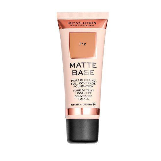 Mat tečni puder REVOLUTION MAKEUP Matte Base 28ml F12