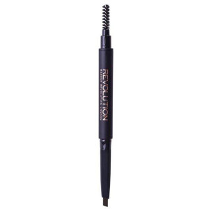 Olovka za obrve REVOLUTION MAKEUP Duo Brow Pencil 0.15g Dark Brown