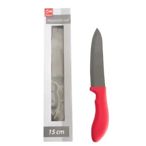 INOX Nož 15cm Keramička Drška 