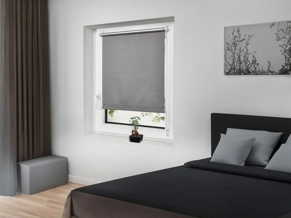 ROLO ZAVESA siva, tekstil 60x160