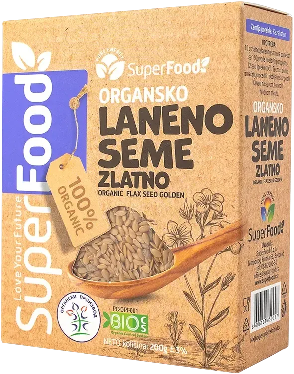 LANENO SEME ZLATNO organsko