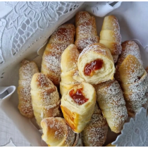 Kiflice sa džemom od kajsija