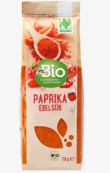 Naturland crvena slatka mlevena začinska paprika - 70 gr