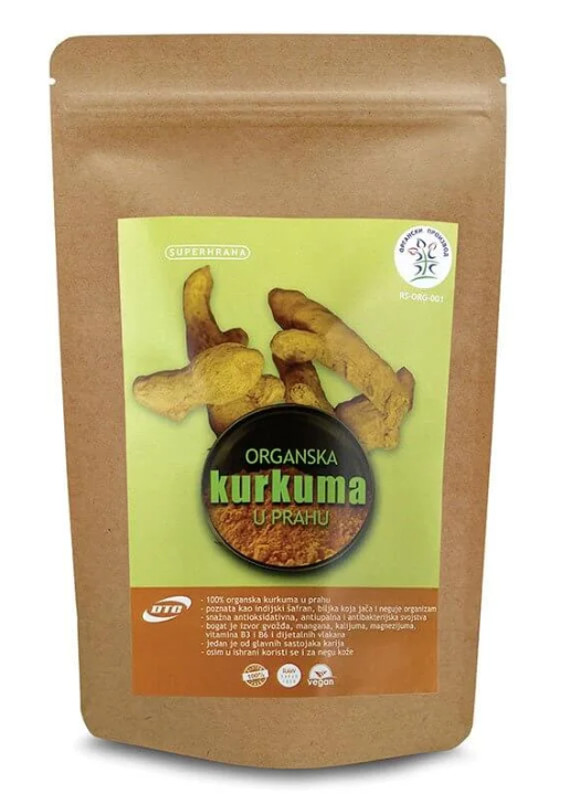 Organska Kurkuma Prah Superhrana 100g