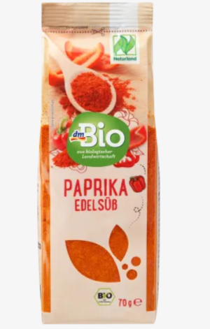 Naturland crvena slatka mlevena začinska paprika - 70 gr