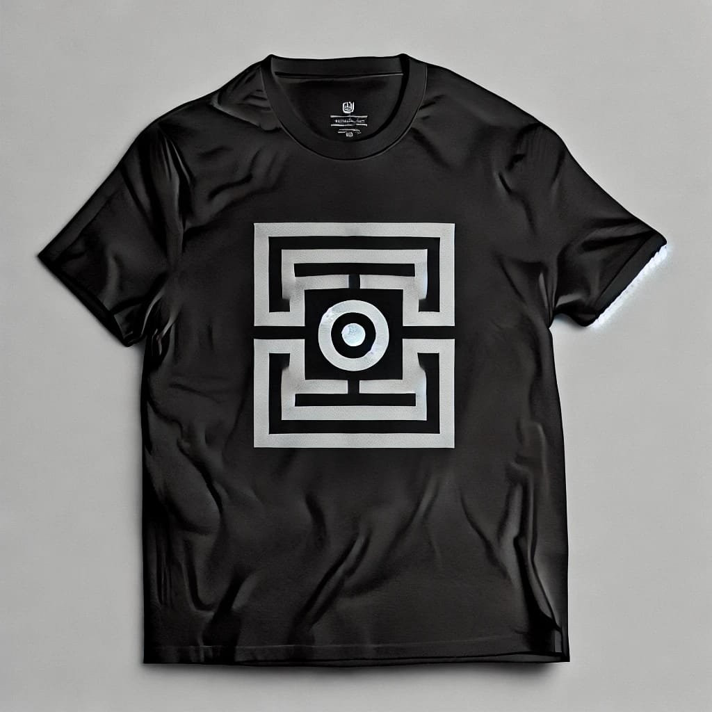 Majica sa logom - crna