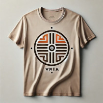 Majica sa logom - bež